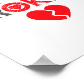 Poster Ok Je suis brisé Maladie invisible Hommes Femmes J (Coin)