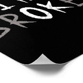 Poster Ok Je suis brisé Maladie invisible Maladie mentale (Coin)