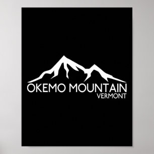 Poster Okemo Mountain Skiing Vermont