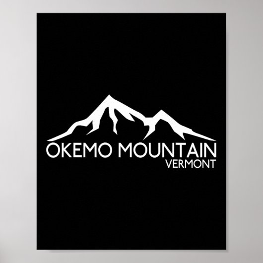 Poster Okemo Mountain Skiing Vermont (Devant)