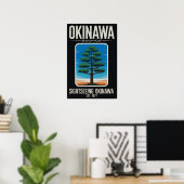 Poster Okinawa Tourisme Vintage (Bureau à domicile)