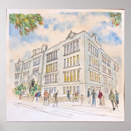 Poster Oklahoma City University Law Building - Centre-vil (Devant)