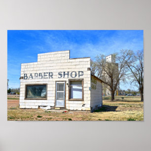 Poster Oklahoma Panhandle Barber Shop