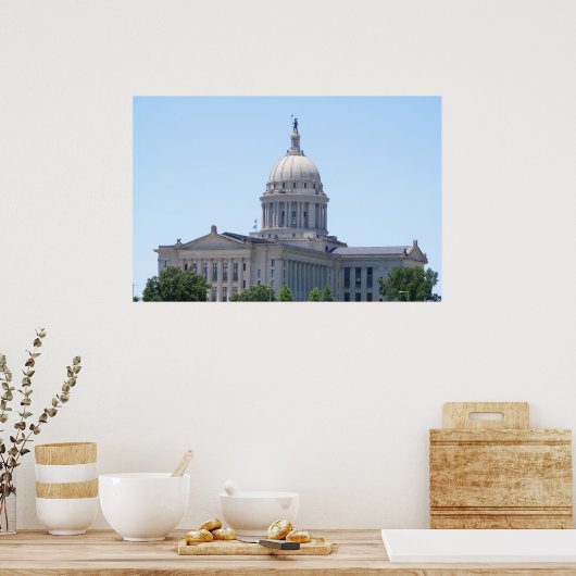 Poster Oklahoma State Capital (Cuisine)