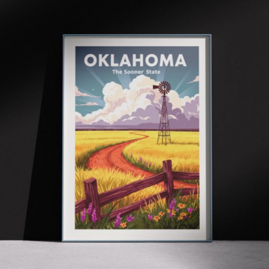 Poster Oklahoma vintage