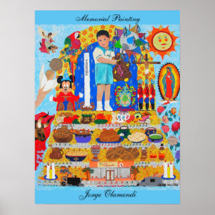 Poster OLAMENDIES Mémorial peinture Collector édition P