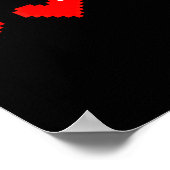 Poster Old 8 Bit Heart Arcade Retro Xel Gamer Valentine's (Coin)