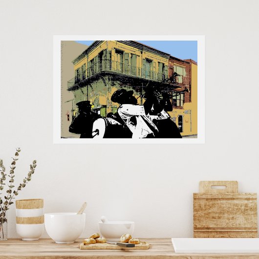 Poster Old Absinthe House Brass Band (Cuisine)