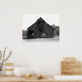 Poster Old barn (Cuisine)