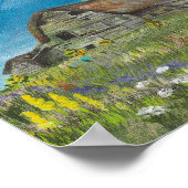 Poster Old Barn and Wildflowers 3-2026 Print (Coin)