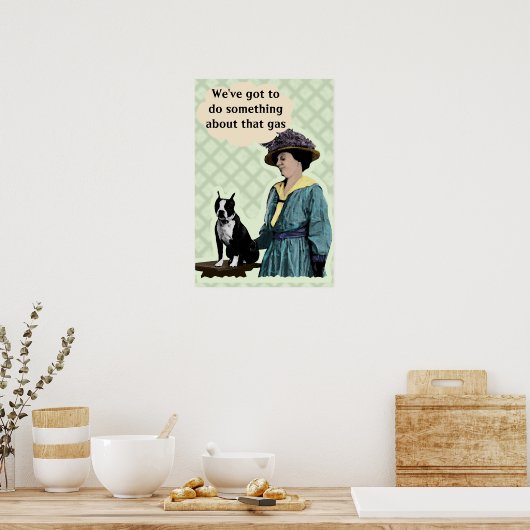 Poster Old BostonTerrier (Cuisine)