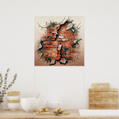 Poster Old Brick (Cuisine)