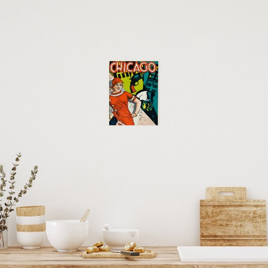 Poster Old Chicago (Cuisine)