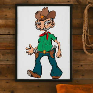 Poster Old Cowboy