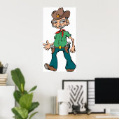 Poster Old Cowboy (Bureau à domicile)