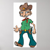 Poster Old Cowboy (Devant)