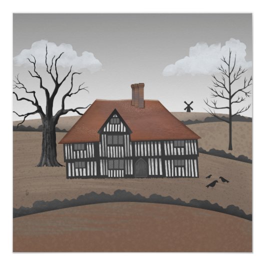 Poster Old Crow Manor (Devant)