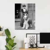 Poster Old English Sheepdog, 1915 (Bureau à domicile)