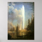 Poster Old Faithful, Albert Bierstadt (Devant)