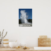 Poster Old Faithful Geyser, Parc national de Yellowstone, (Cuisine)