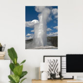 Poster Old Faithouse Geyser - Beaux Art Imprimer (Bureau à domicile)