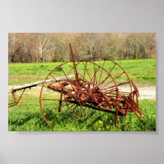 Poster Old Farm Tiverton Rhode Island (Devant)