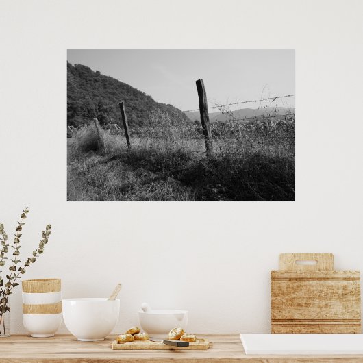 Poster Old Fence (Cuisine)