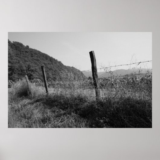 Poster Old Fence (Devant)