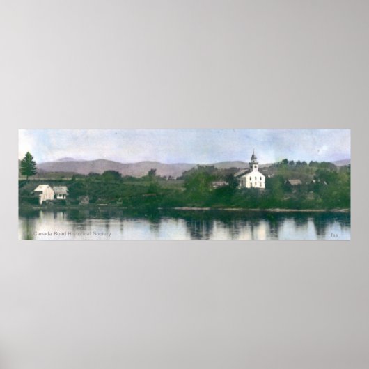 Poster Old Free Meeting House à Bingham, Maine (Devant)