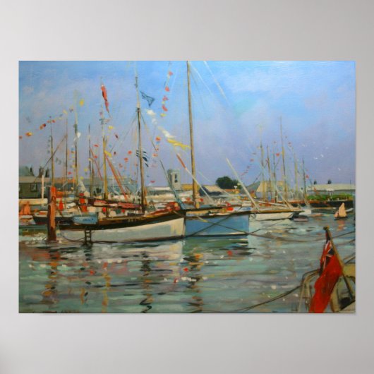 Poster Old Gaffers Yarmouth Isle of Wight 2011 (Devant)