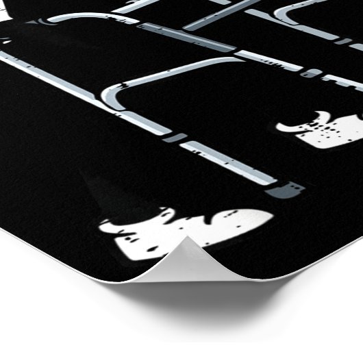 Poster Old Gaming Controller Walker Funny Gamer Men Women (Coin)