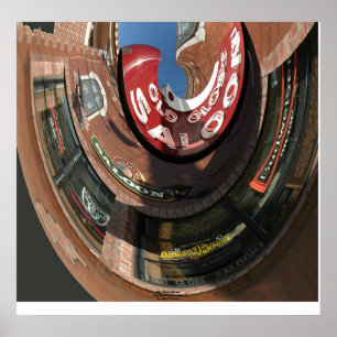 Poster Old Globe Saloon, Carson City, Nevada