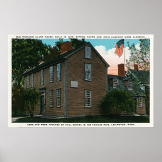 Poster Old Hancock Clark Vue de la maison # 3