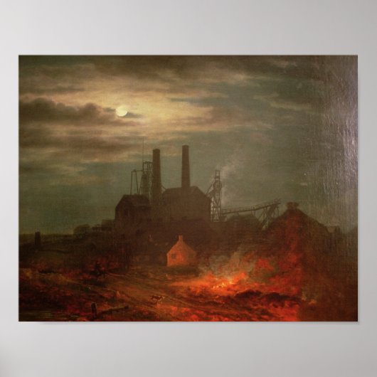 Poster Old Hetton Colliery, Newcastle (Devant)