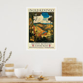 Poster Old Kentucky, Vintage voyage ferroviaire de Pennsy (Cuisine)