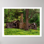 Poster Old Log Cabin (Devant)
