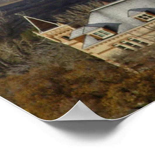 Poster Old Main dans le matin (Coin)