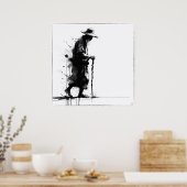 Poster Old Man - Archival Print (Cuisine)