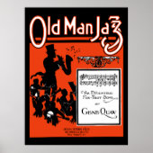 Poster Old Man Jazz, une chanson excentrique de foxtrot (Devant)