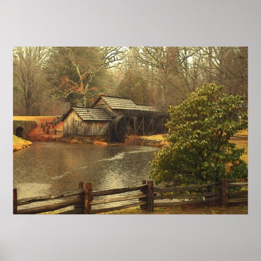 Poster Old Mill (Devant)