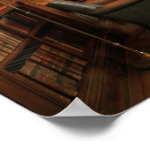 Poster Old Money Library Dark Academia Study Room Decor (Coin)