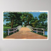 Poster Old North Bridge Vue de Minute Man Statue (Devant)