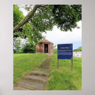 Poster Old Powder House Plymouth MA