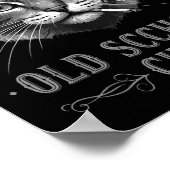 Poster Old Scchool Cult Funny Cat For Cool People And - F (Coin)