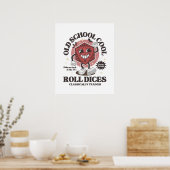 Poster Old school d20 - D&D (Cuisine)