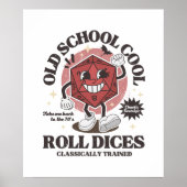 Poster Old school d20 - D&D (Devant)