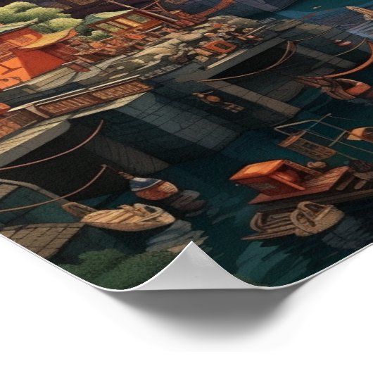 Poster Old Shanghai (Coin)