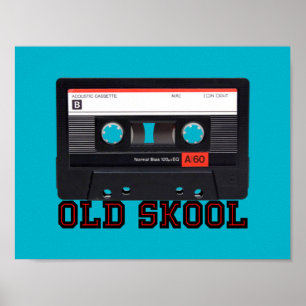 Poster Old Skool - Cassette Tape