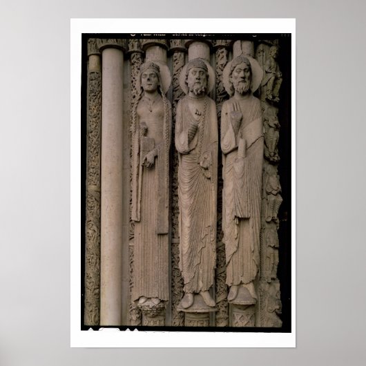 Poster Old Testament figures, from the north embrasures o (Devant)