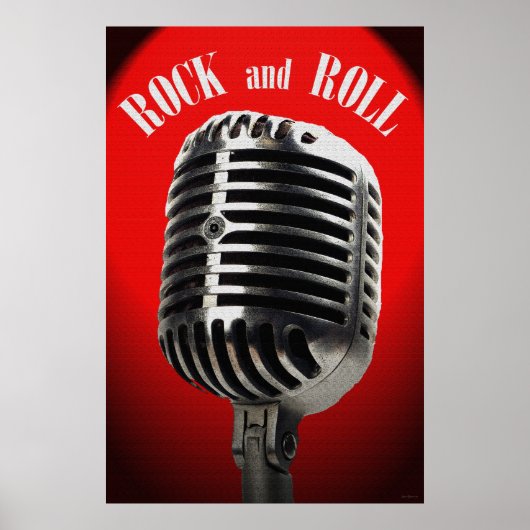 Poster Old Time Rock and Roll 36 x 24 (Devant)